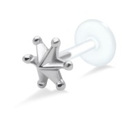 Interesting Designer Shaped labrets Push-in LA-12